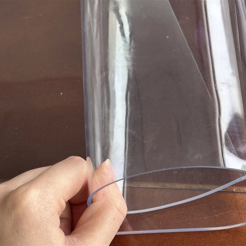 透明pvc软玻璃餐桌布茶几桌面保护膜水晶板门帘挡风塑料软膜 定制