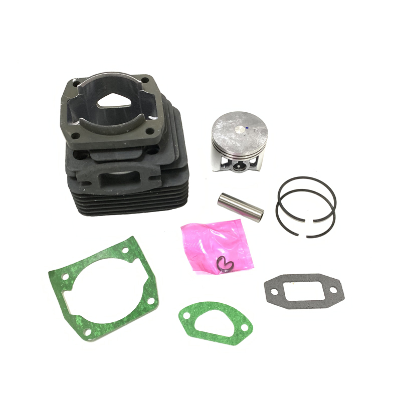 汽油锯气缸总成52/58/60精品气缸套缸缸头活塞销卡总成伐木锯配件