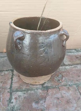 民俗老物件怀旧收藏农村摆件老罐子老酒罐子坛子影视道具装饰杂项