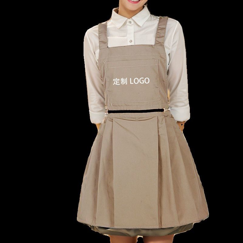 新款洋气简约优雅好看围裙防水防油耐脏耐磨工作服,家庭/个人清洁工具,围裙,淘宝优惠券,粉丝福利购,淘宝优惠卷