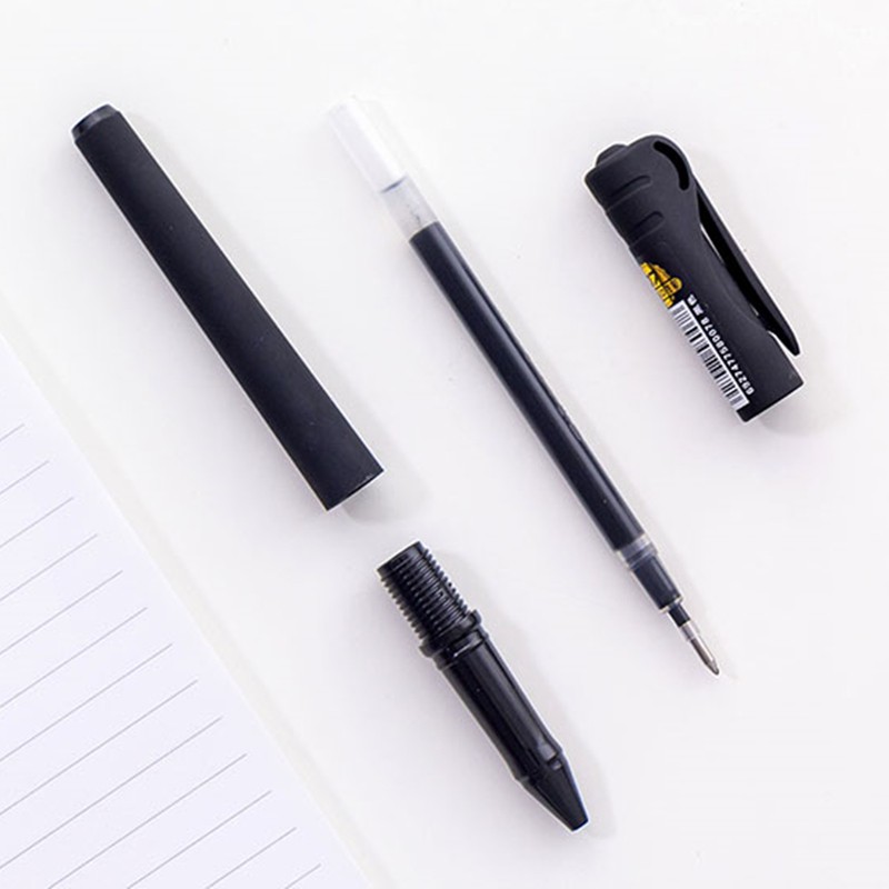 韩具办公百通大容量中性笔V-11/7/4 磨砂商务签字笔0.5/0.7/1.0mm