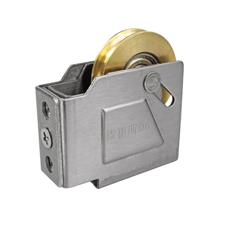 老式90型门窗滑轮铝合金窗户滚轮子老式推拉窗轨道下轮脚轮地轮凹