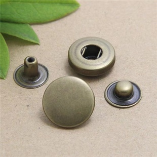 光身面扣633 831金属四合扣大衣扣子子母扣棉衣暗扣纽扣圆形嗯扣