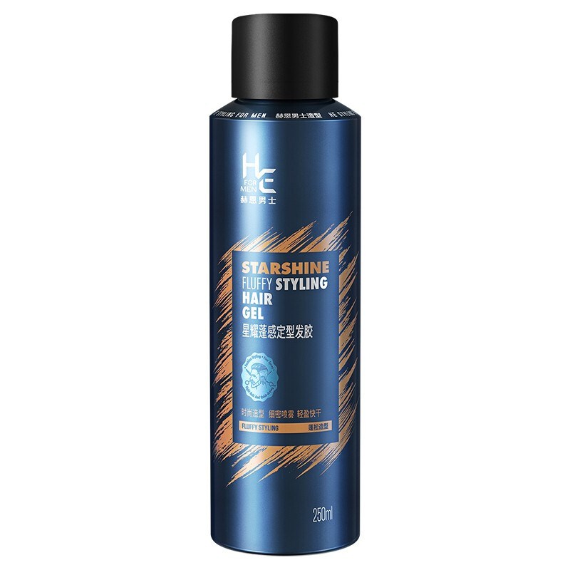 赫恩男士发胶头发定型喷雾持久蓬松清香啫喱水哑光发蜡发泥膏干胶