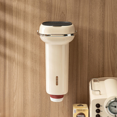 一次性杯子挂架自动取杯器挂墙上杯子置物架水杯纸杯架取杯架