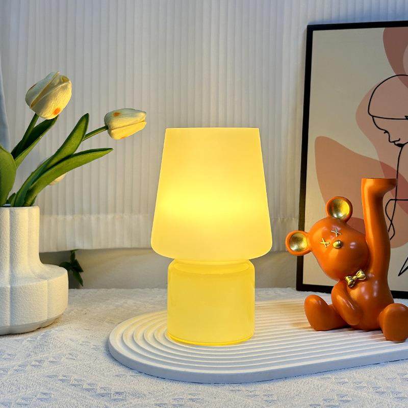 USB美式台灯中古Vintage床头卧室氛围小夜灯复古玻璃装饰台灯摆件,纺织面料/辅料/配套,纺织机械配件,淘宝优惠券,粉丝福利购,淘宝优惠卷