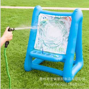 充气画板儿童户外玩具描绘板彩色画画板架子工厂订做pvctpu产品