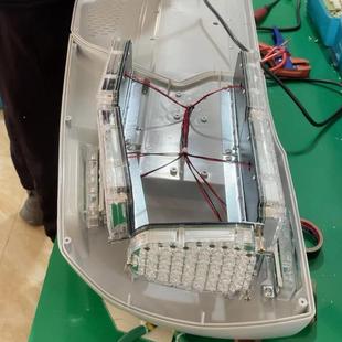 长排警示灯LED爆闪灯块长方块配件44颗LED长条灯内爆闪块12V24伏