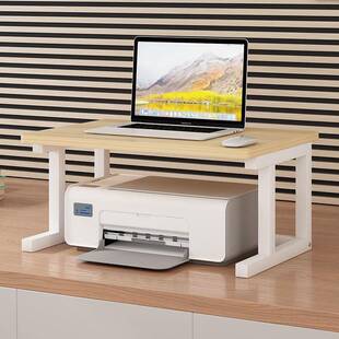 外贸款加大宽桌面上打印机抬垫高置物架站立办公台面收纳整理支架