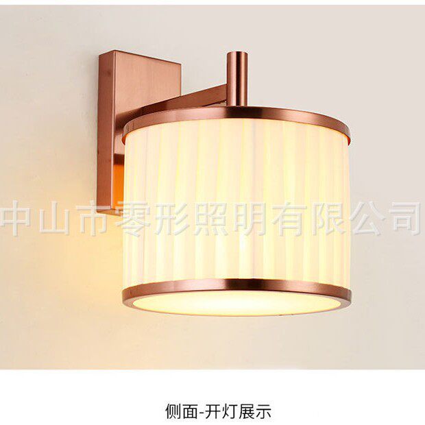 丽枫3.5酒店床头壁灯创意书桌卧室灯玻璃氛围墙灯轻奢可定款壁灯