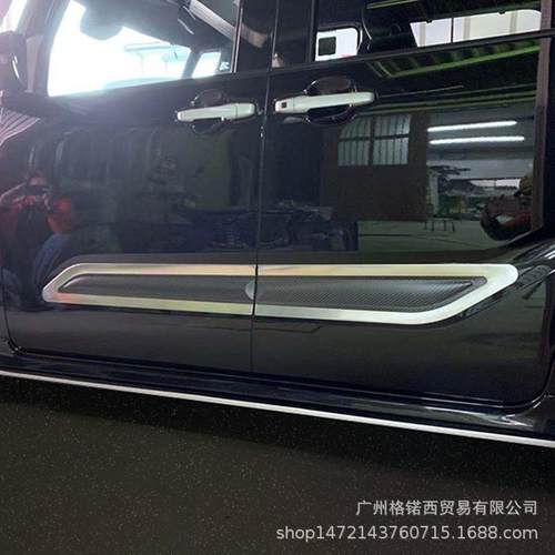 适用于19款大发TANTO上车身饰条改装车身饰条不锈钢LA650/660专用