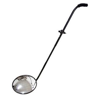 深圳车底检查镜圆形车底检查镜凸面镜车底检查镜V3配手电筒