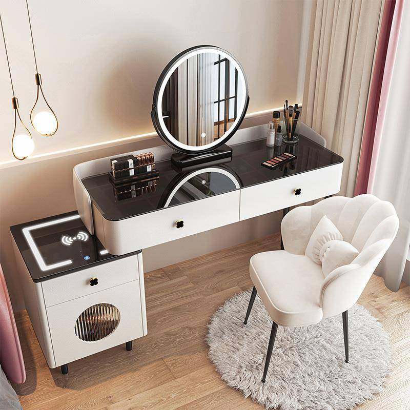 智能无线充电梳妆台收纳柜一体卧室轻奢现代简约小户型化妆桌,纺织面料/辅料/配套,纺织机械配件,淘宝优惠券,粉丝福利购,淘宝优惠卷