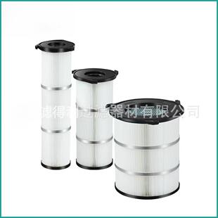 滤得利过滤脉冲褶式2米仓顶除尘器长滤筒替代除尘布袋滤芯生产厂