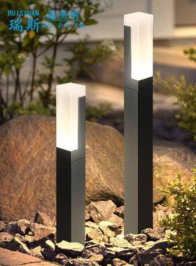户外led防水草坪灯公园庭院过道景观灯别墅阳台花园地插式草坪灯