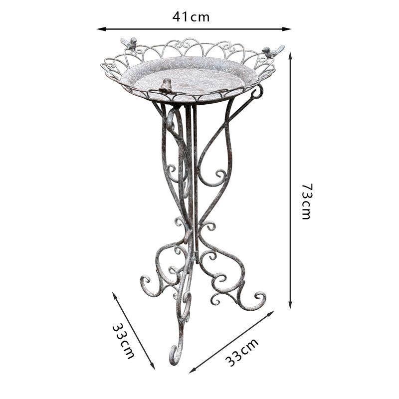 出口订单欧式铁艺做旧花架庭院阳台置物架户外花盆托架园艺装饰,纺织面料/辅料/配套,纺织机械配件,淘宝优惠券,粉丝福利购,淘宝优惠卷