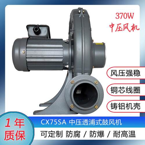 CX中压风机台款离心鼓风机冷热切带机用CX75SA耐高温铝风机