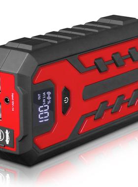 汽车应急启车动电12V车载多J10红色功功能充电启动宝多能汽移动启