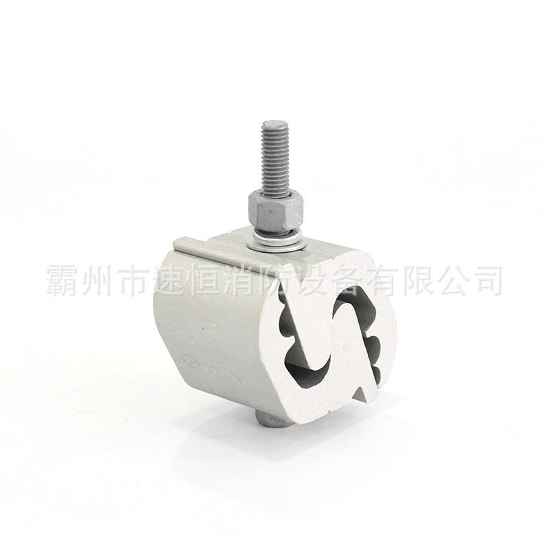 力电架金具异形铝并沟线夹J型绝VBB缘夹空铝线缆连接线续卡
