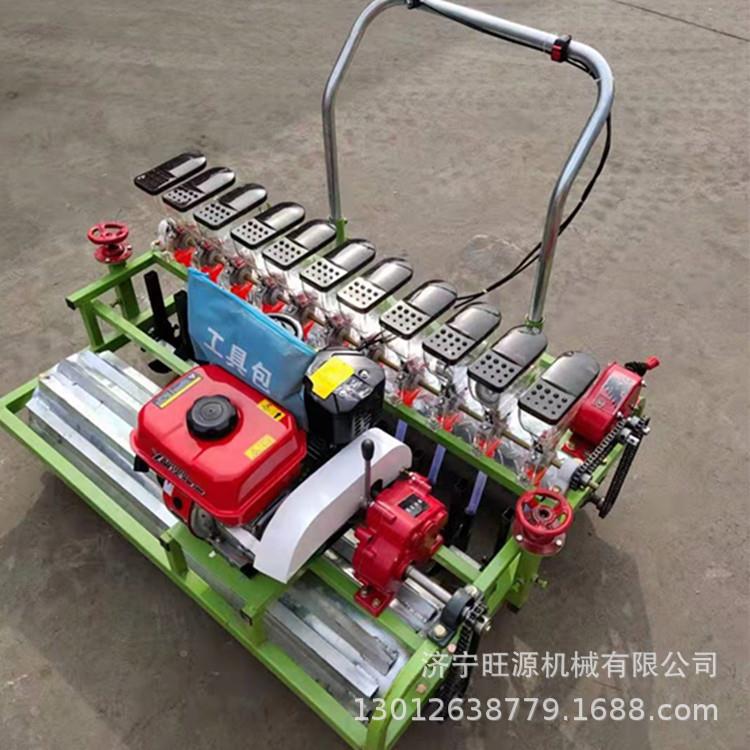 汽油多种行米精播机手推蔬菜播机单wy-69行玉汽油播种机