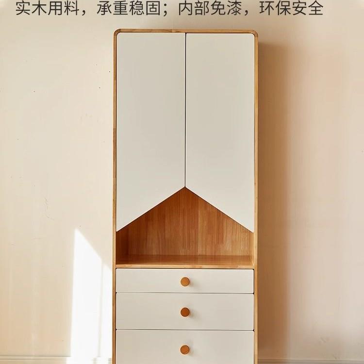 儿童实木衣柜推拉门约简代衣服储2物柜205家用卧室衣现DTY厨其他
