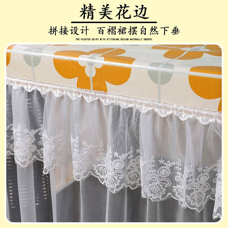 烤火桌子罩正方形水防油蕾丝包家用客厅电炉罩FGI套全防防薄尘款