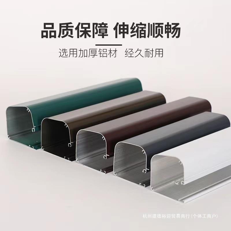 隐形纱金窗上伸缩推YCM拉式平窗防下蚊虫沙窗铝合卷筒式开纱窗网
