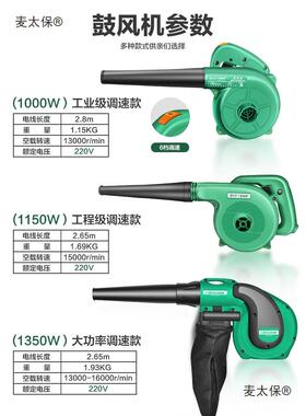 太德美耐特大功率鼓风机工业国用?清SKX灰除尘吹灰工具220v吹麦保
