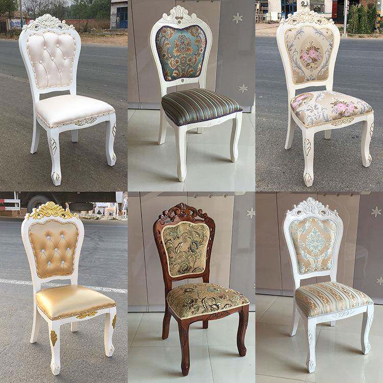 式餐椅现代简约木化妆椅宴会椅靠欧背椅实家KSS用餐厅实椅木子