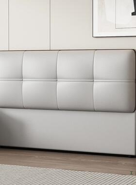 床头软包背板现代约实木床简头挡ZNH板卖头可单猫抓皮床靠背一体