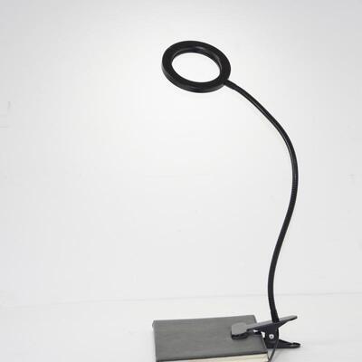 led夹台爆款插电灯超子亮学习护眼阅读美75473甲纹绣式折叠夹式