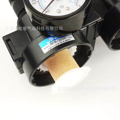 二联件油水分离器BFC2000/气3000/ZDQ400铜0滤芯铁护罩源处理滤过