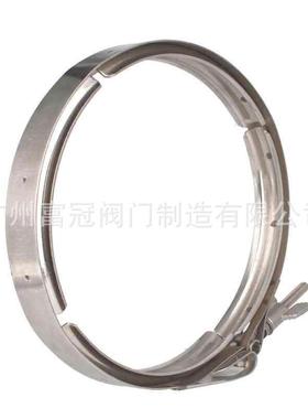 30型4不钢双备卡箍VAFK槽快装法锈兰槽抱箍沟接头双倍管箍管夹