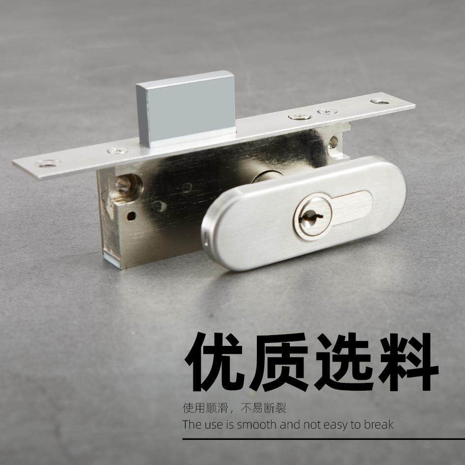 窄框门方舌锁包框门插销有框门中间锁地弹簧锁平开UYG地铝合锁金