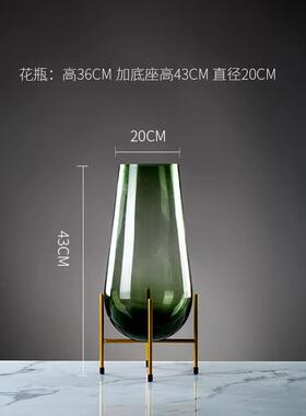 现轻奢IXZ琉璃果盘摆件简约家客用厅餐桌茶几高代软端装装饰品