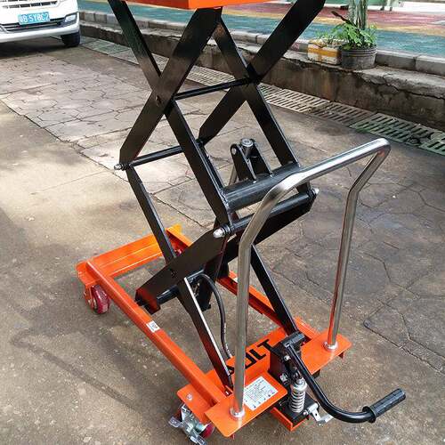 支持手推移动式升降平台5升00k模g/0.118手9m动降车小型具车