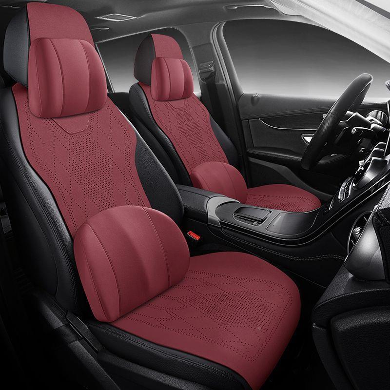 5名爵MG汽车坐垫G6MG7MMGONE座套MG4EV四季通半包用座RKZ椅套