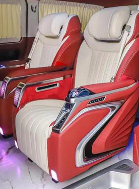 赛那/gl8/威配霆航空椅AVP装改水晶宝座件大座全三排沙发床