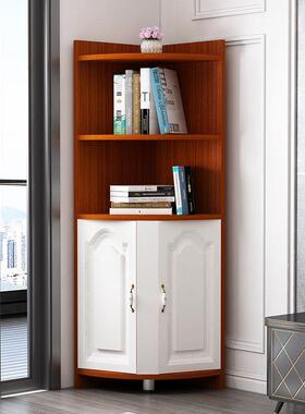 实生态UXA板木客厅卧室台欧式三角柜墙角转阳角角拐落柜置物架储