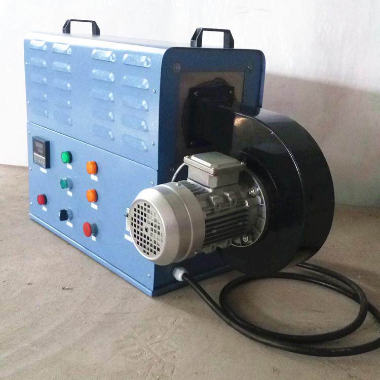 潍坊千杰热风机循环型热风机厂家供GPE管道式加热器小型热直风机