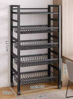 新款碳钢厨房JIO15615置物架仓多收层纳落地特厚靠墙储物架架多功