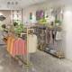 店架陈列架服装 童装 架货架双排店挂 展示架金色岛落中地式 服937装