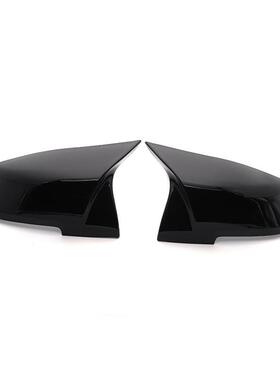 适用于宝马1壳234系M2AF30F20适用宝马M改装M3亮黑后视镜角N款罩