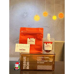 圣包装 袋干礼物贴纸拉链气阀封食品饼糖果咖F769J98S啡豆平安夜礼