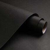 修办公舞蹈室3D 纯素哑光面黑色自粘墙壁纸加厚店铺装 2024新款 欧式