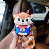 一鹿平安 卡通大众polo汽车钥匙套朗逸速腾途观L凌渡宝来壳包扣女