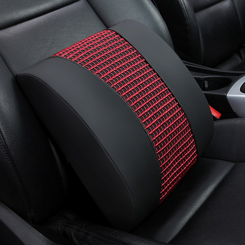 汽车腰靠记忆棉透气靠垫腰垫车用护腰夏季司机支撑腰枕护腰单靠垫