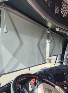 一汽解放J6P遮阳帘遮阳板原厂解放J6遮阳布挡光帘挡光布原厂配件