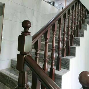 烘干榉木楼梯立柱扶手楼梯扶手实木楼梯颜色款式可选