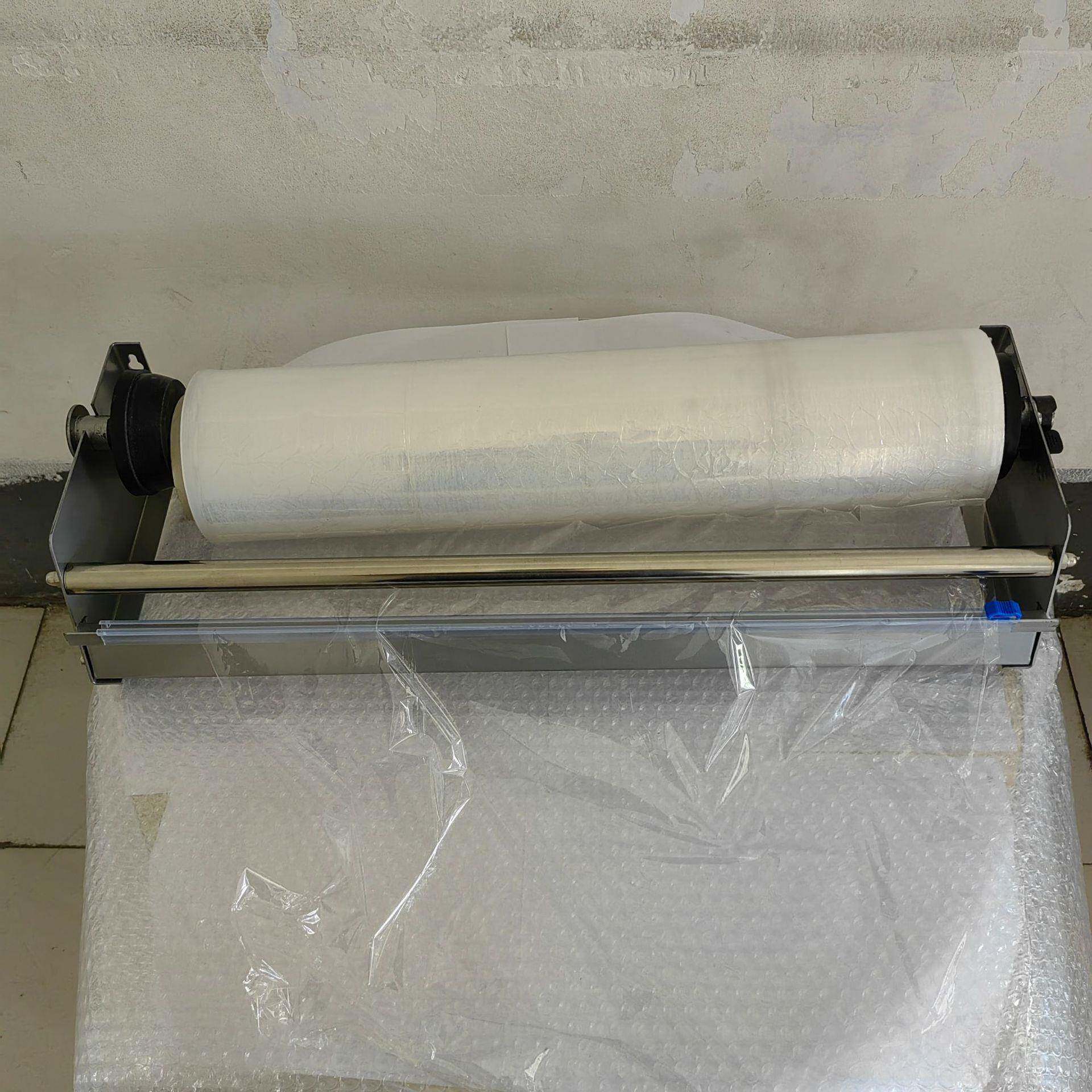 小平台桌面缠绕膜支架小件物品保鲜膜包膜机广告字牌打包机带